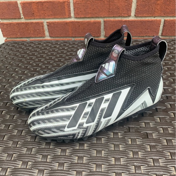 Adidas Freak football cleats, slip on high top molded cleats, men’s size 7.5 - Picture 2 of 7